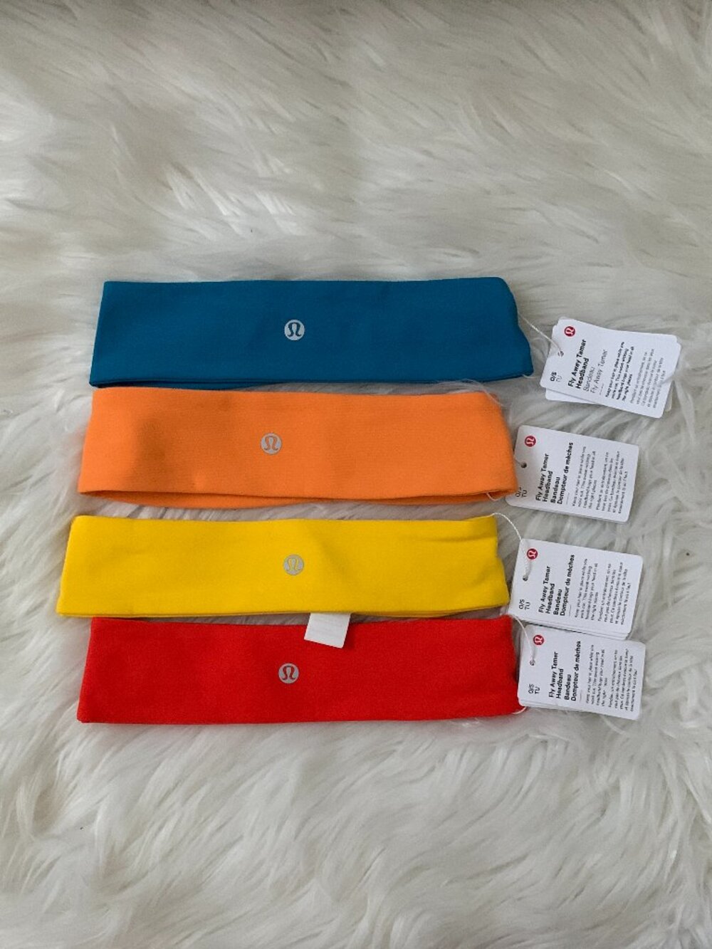 LULULEMON Fly Away Tamer Headbands Set of 4